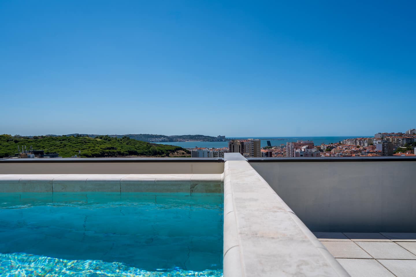 Rooftop pool